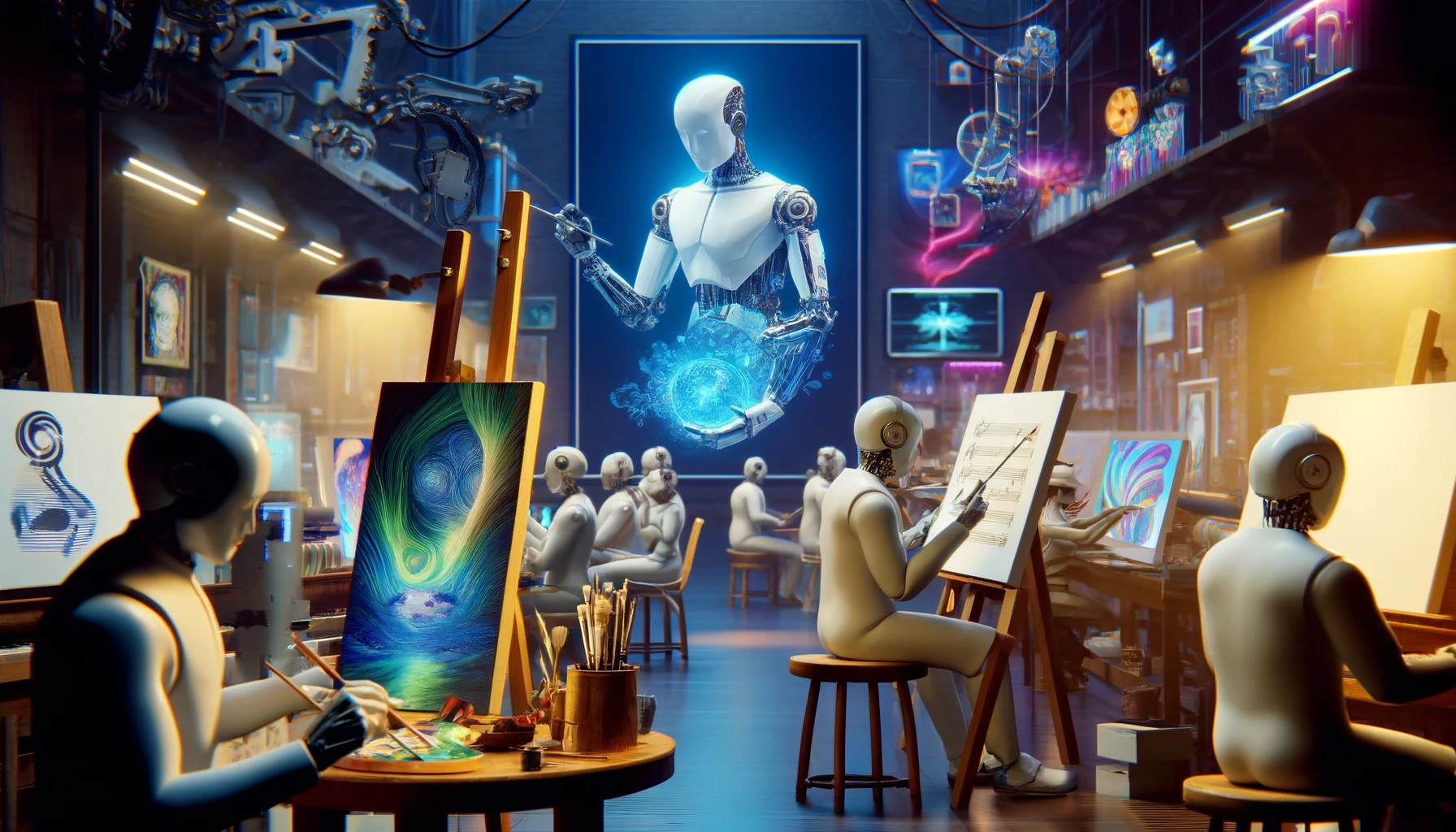 Futuristic Art Studio